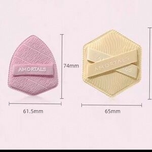 Amortals Makeup Sponge Set - Pink and Cream